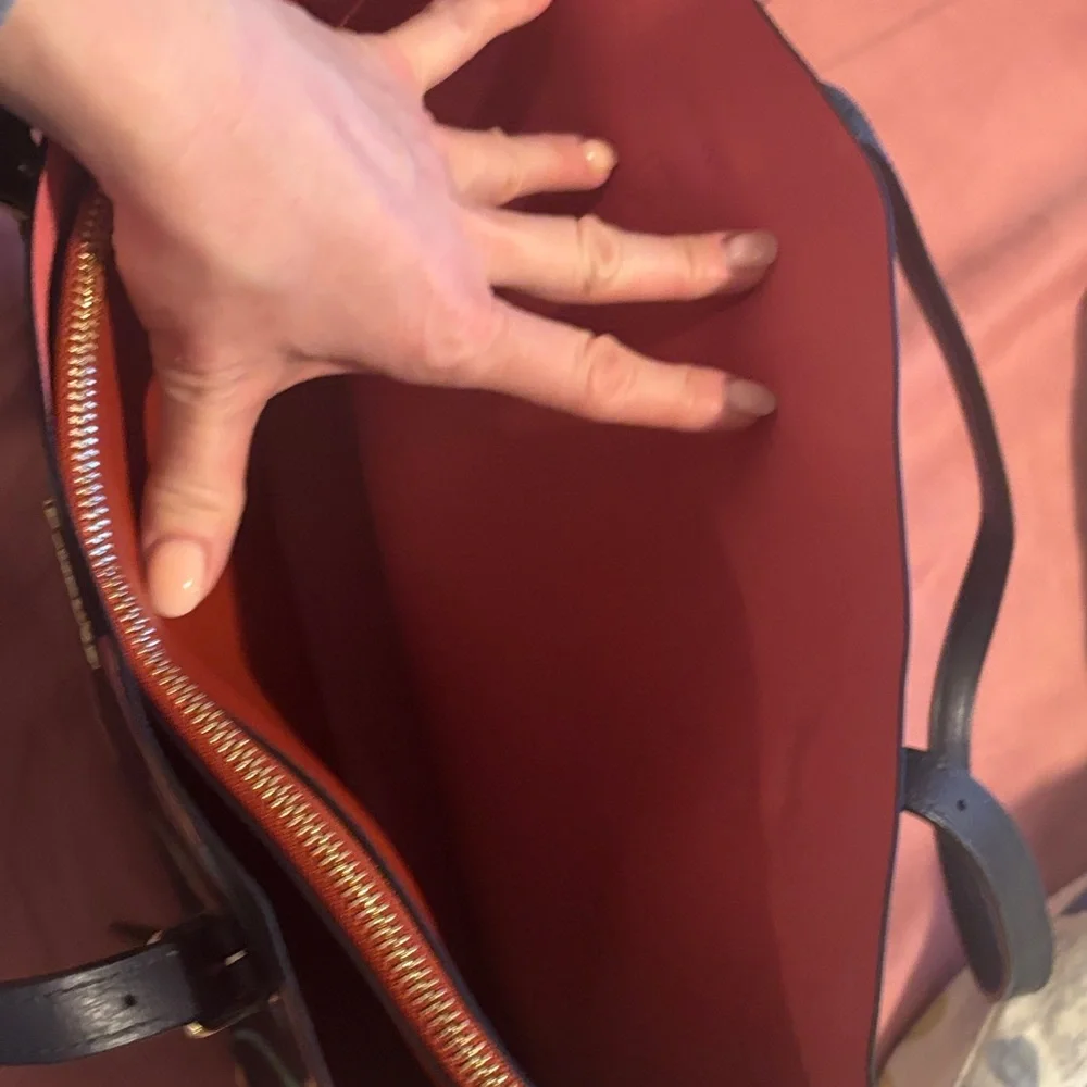 Coach Black Tote with Colorful Floral Design - Picture 14 of 15